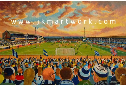 Deepdale Stadium Yesteryear Fine Art Print - Preston North End FC